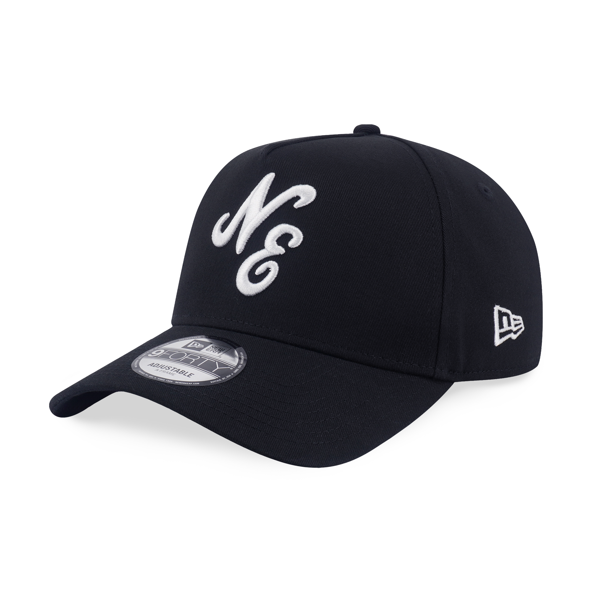 New Era 9FORTY A-Frame Black Adjustable Cap