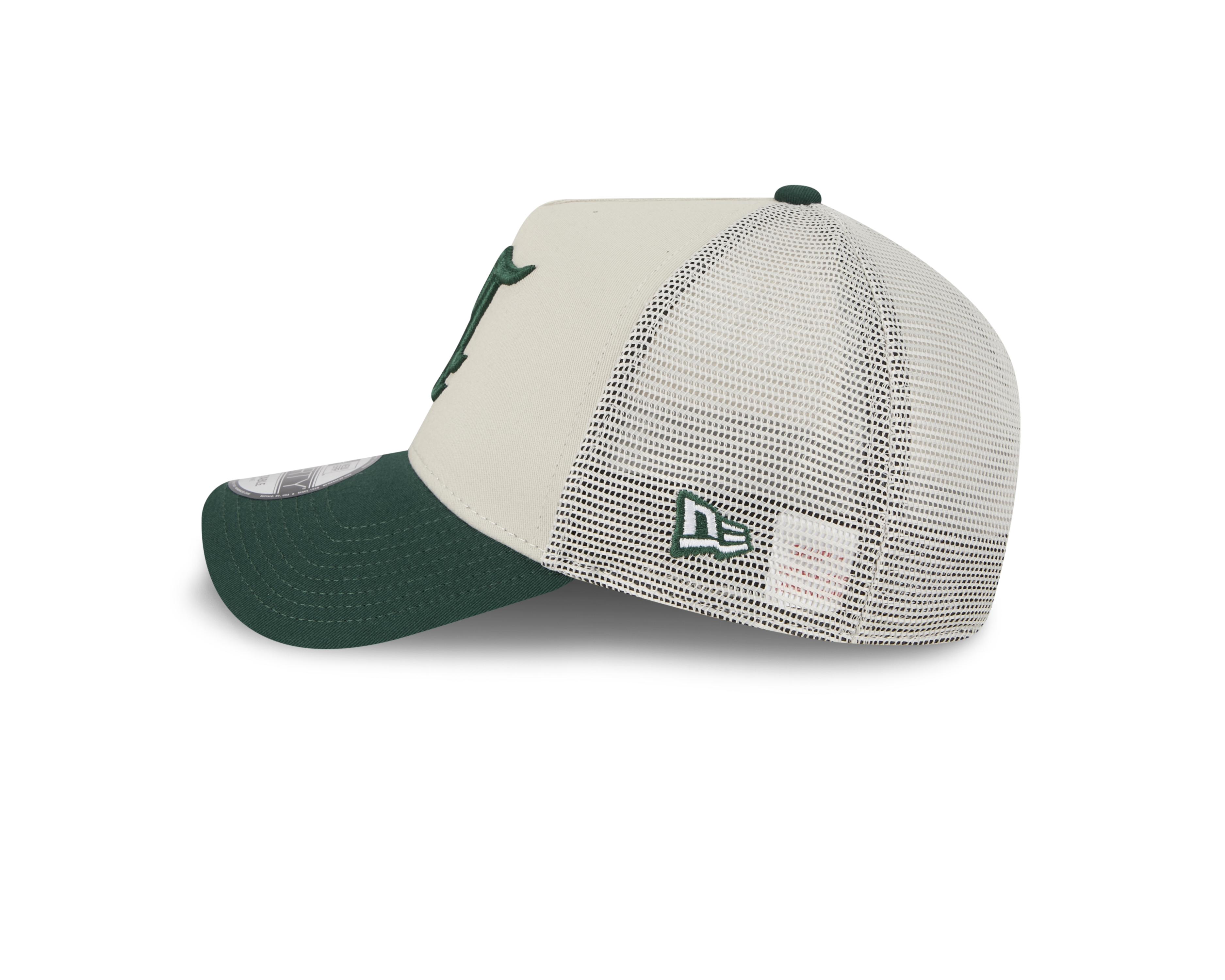New Era 9FORTY A-Frame Oakland Athletics Upside Down Stone Trucker Cap