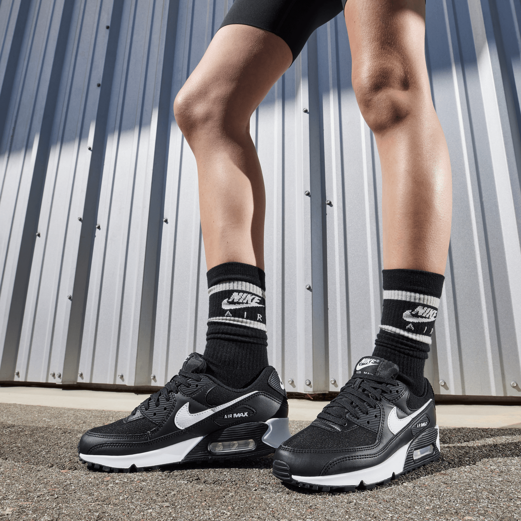 Womens Air Max 90 Black And White Buy Black Sneakers For Men By