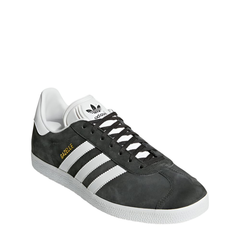 adidas Men s Gazelle Shoes Dark Grey Heather White Gold Metallic urbanAthletics