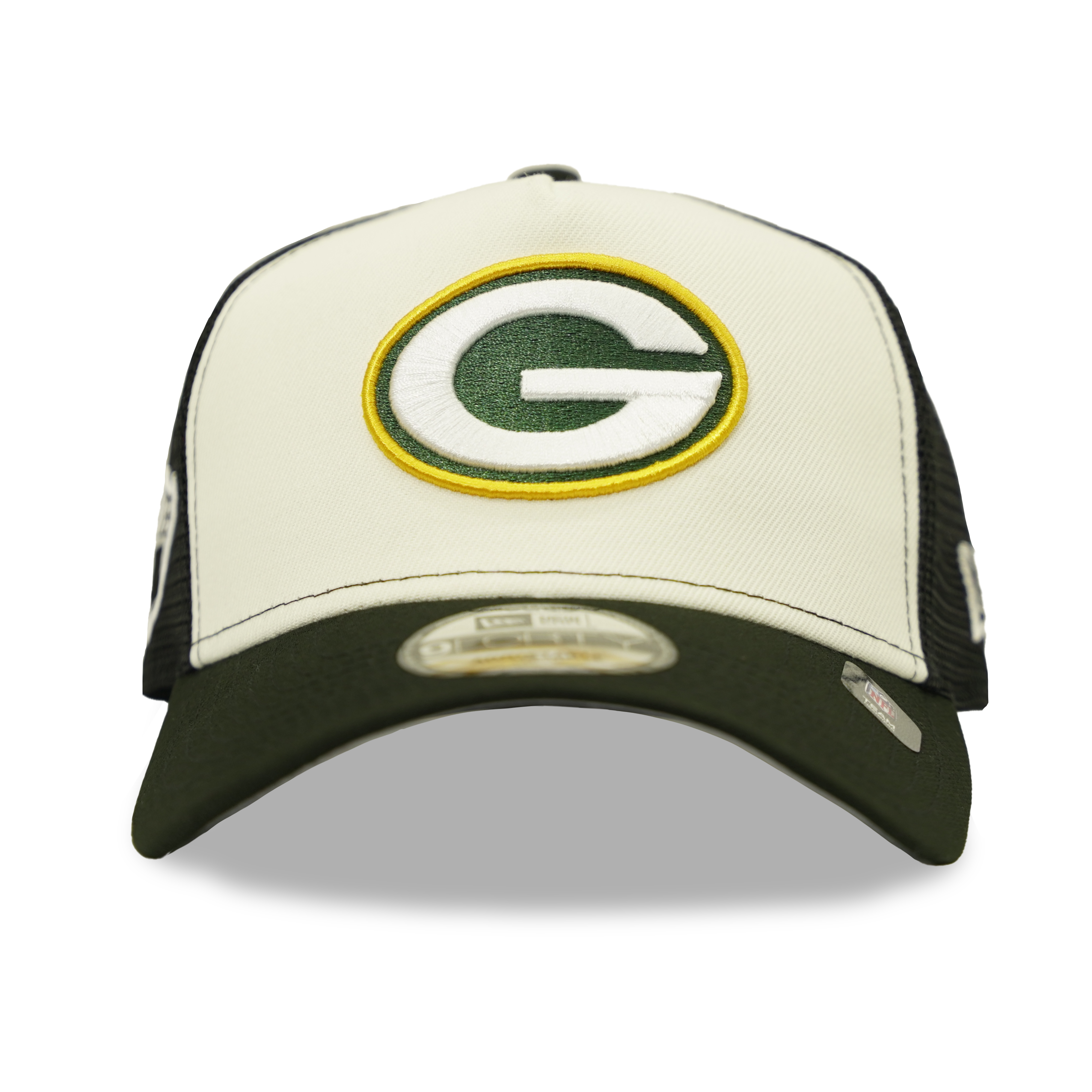 New Era 9FORTY A-Frame Green Bay Packers NFL Essential Trucker Snapback Cap