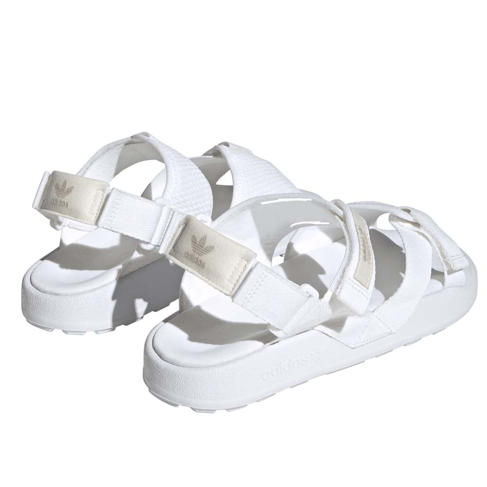 adidas Women's Adilette Adventure Sandals Cloud White Core White Wonder  Taupe - urbanAthletics