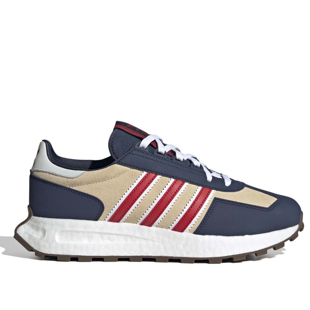 red and navy blue adidas