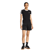 adidas Women's 3-Stripes Slim Ringer Tee