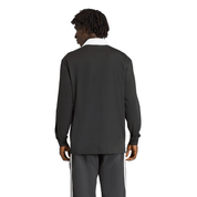 adidas Men's 3-Stripes Rugby Longsleeve Polo