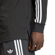 adidas Men's 3-Stripes Rugby Longsleeve Polo