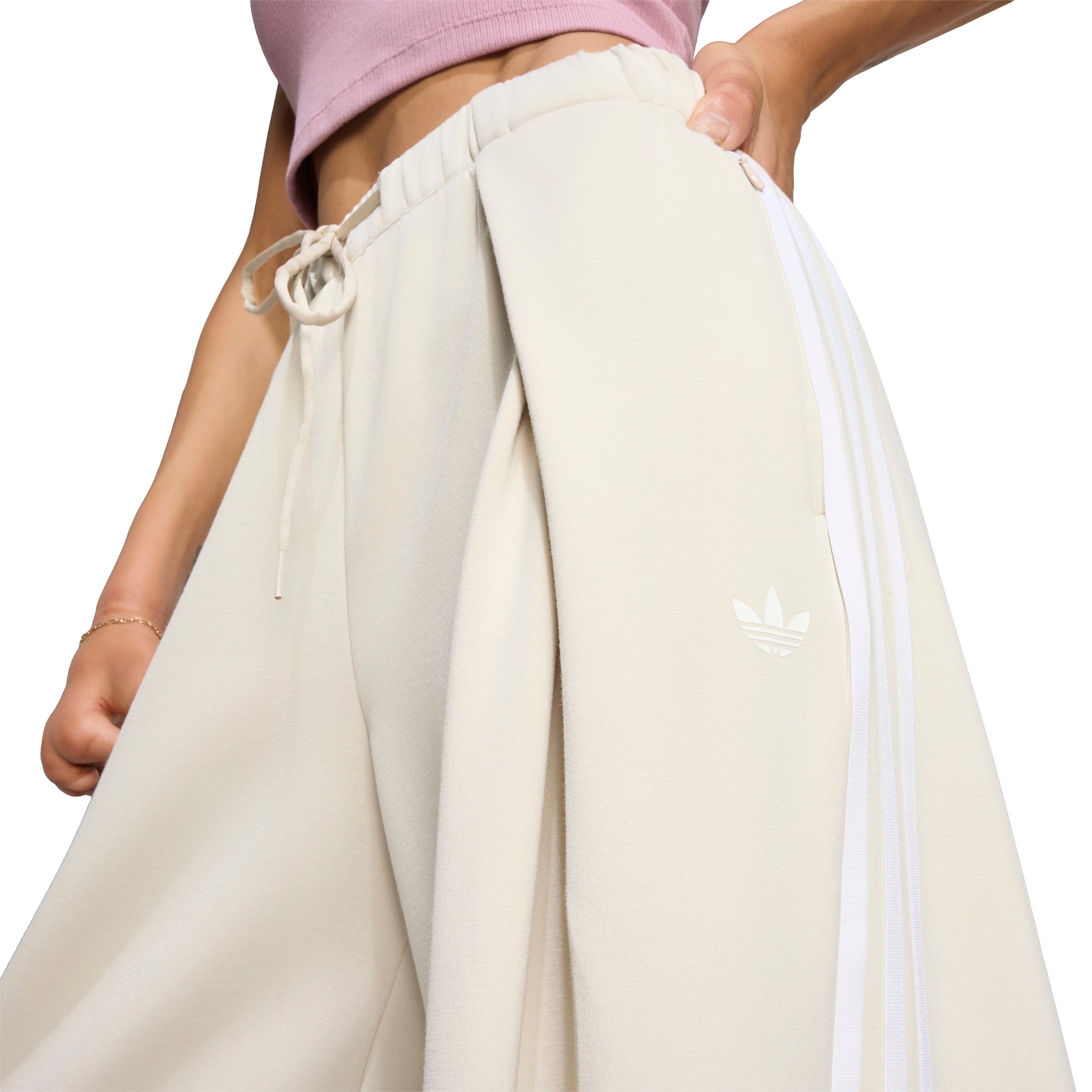 adidas Women's Originals by Jennie Pleated Track Tracksuit Knit Bottoms