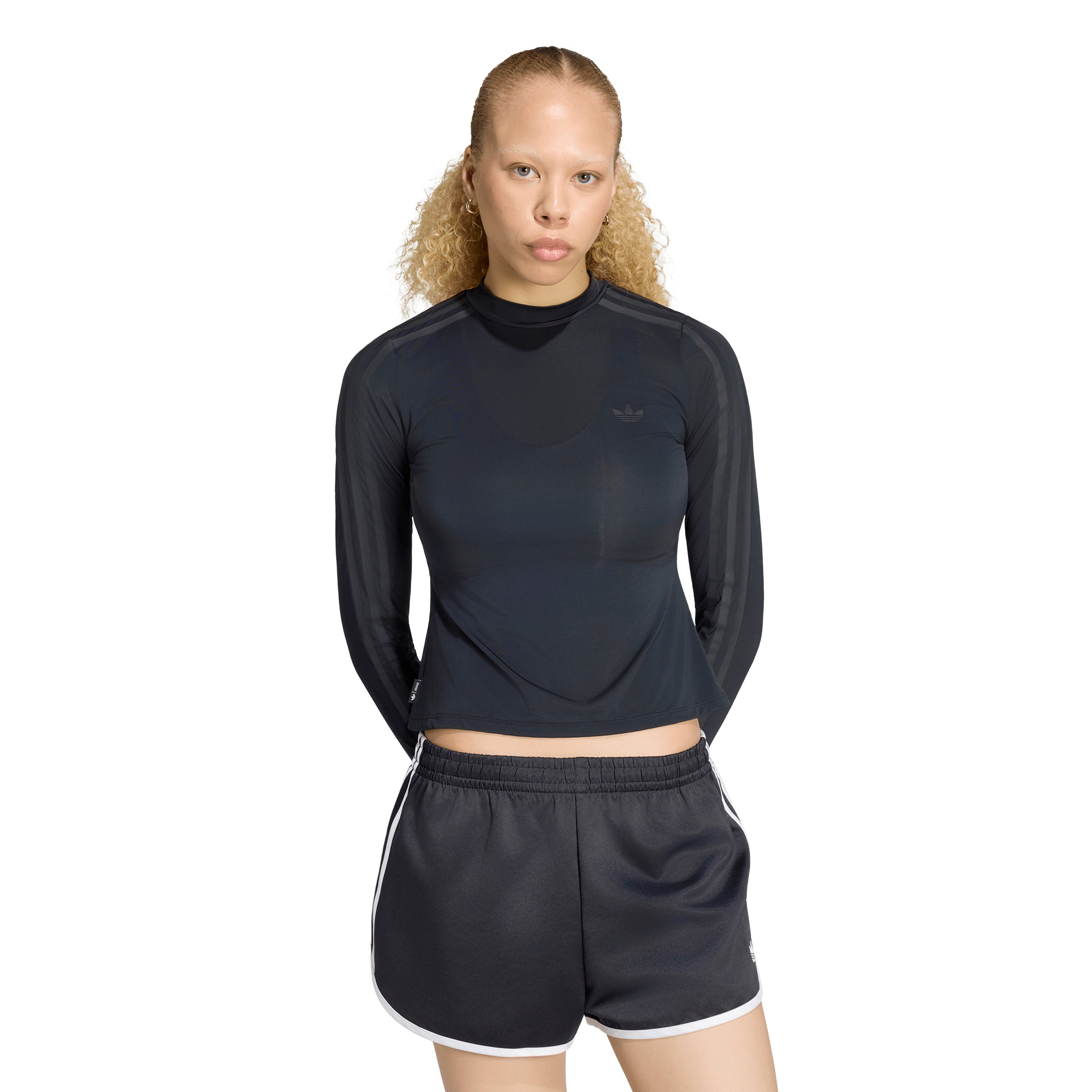adidas Women's Originals by Jennie Sheer Long-Sleeve Knit Top