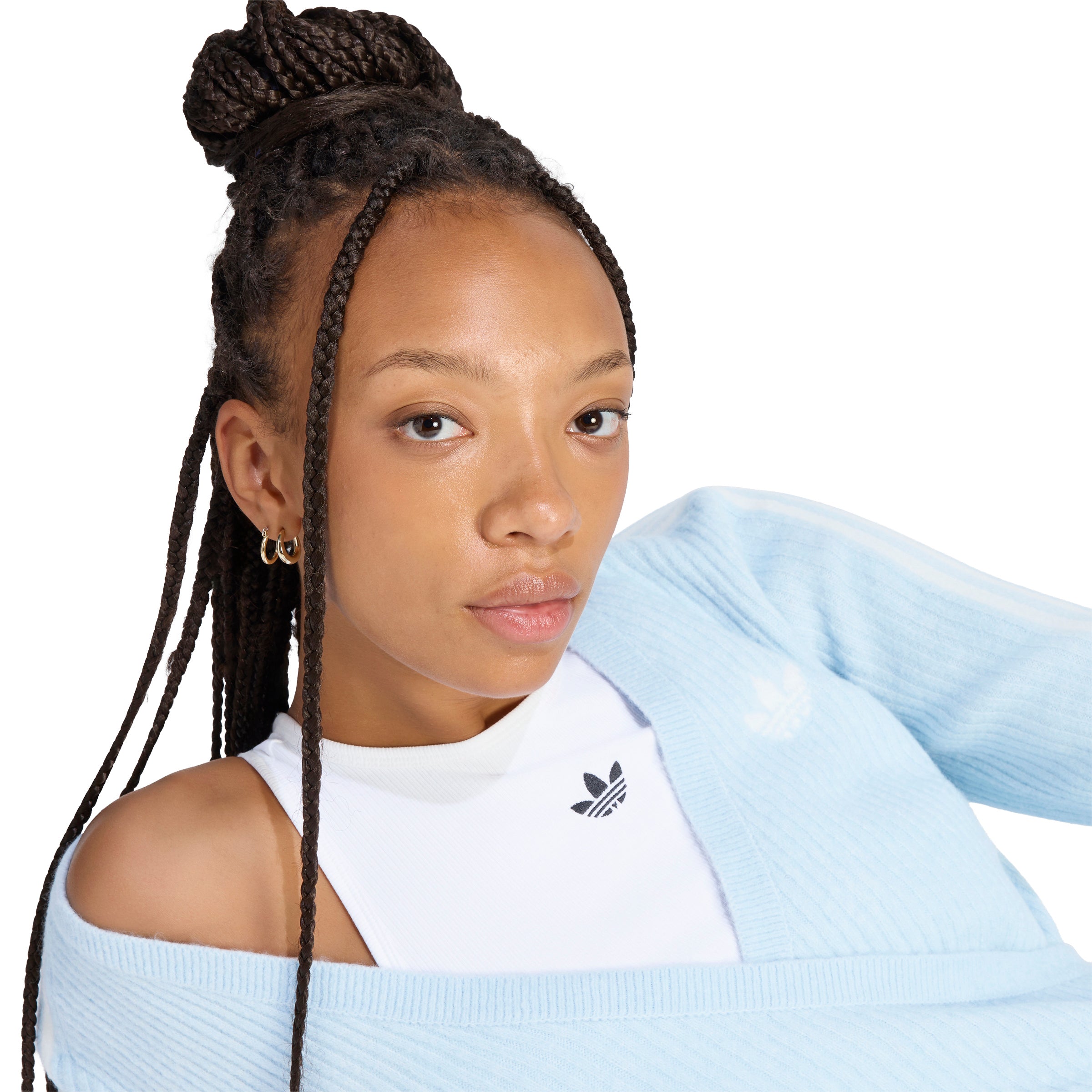 adidas Women's Originals By Jennie Knitted Wrap Around Cardigan