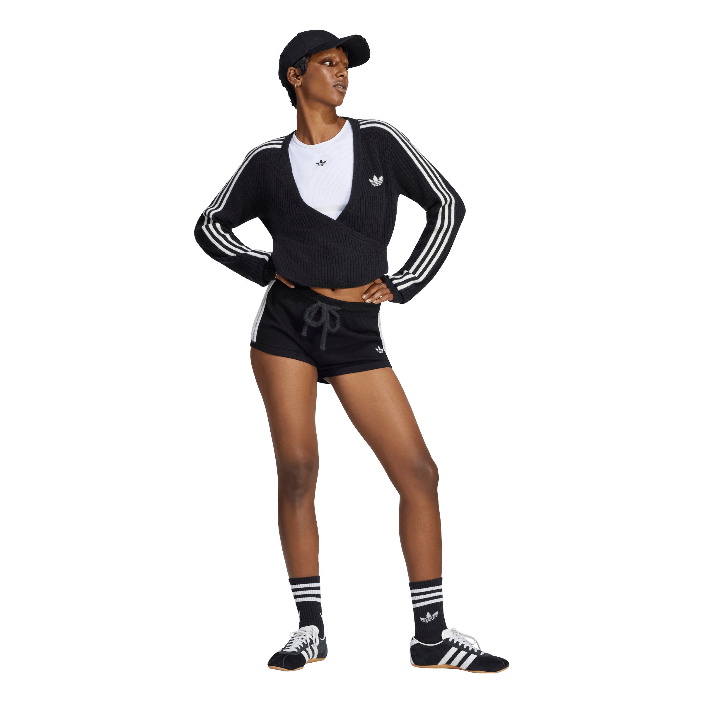 adidas Women's Originals By Jennie Knitted Wrap Around Cardigan