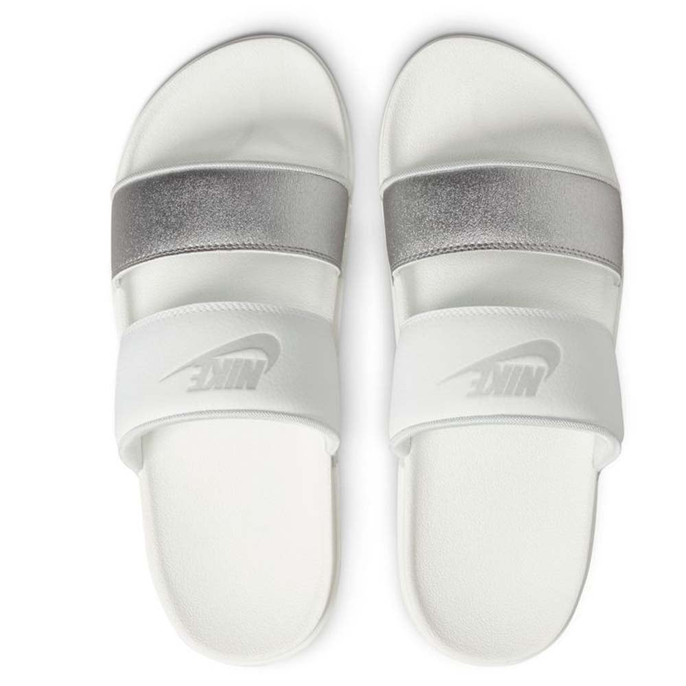 nike duo slides white