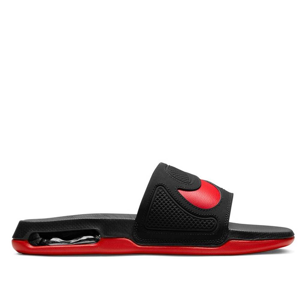 Nike slippers red deals and black