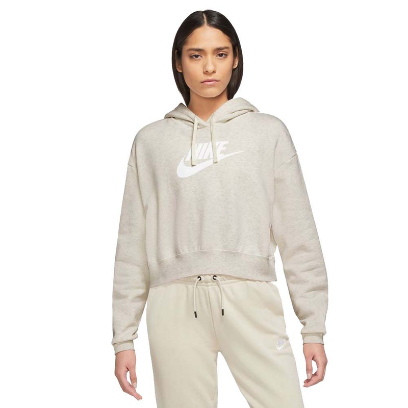 Nike Women's Sportswear Club Fleece Oversized Crop Graphic Hoodie