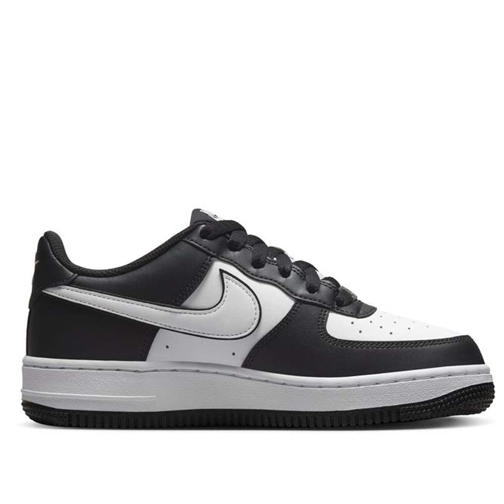 Nike Big Kids Air Force 1 LV8 2 Shoes Black White - urbanAthletics