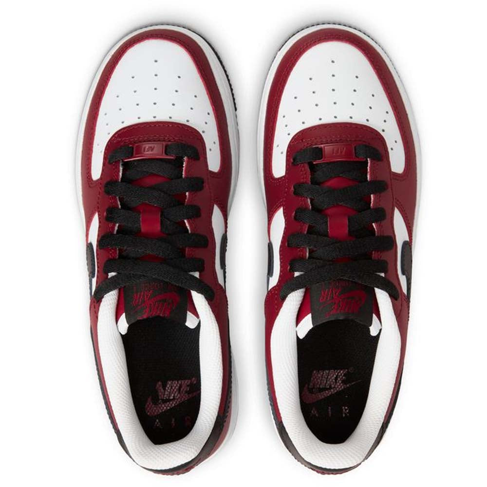 Nike Air Force 1 LV8 (GS) Big Kids' Shoes Team Red-White-Black