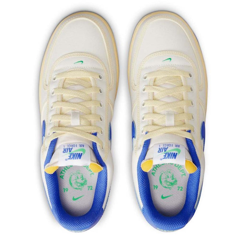 Nike Women's Air Force '07 Shoes White Blue Yellow urbanAthletics
