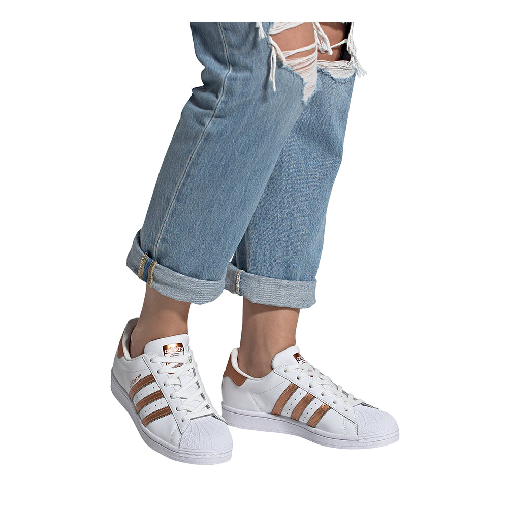 ADIDAS WOMEN'S SUPERSTAR WHITE COPPER - urbanAthletics